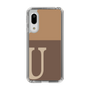 Slim Protection Case［ Original - initial two tone - U brown ］