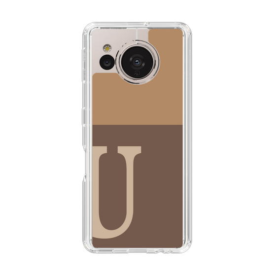 Slim Protection Case［ Original - initial two tone - U brown ］