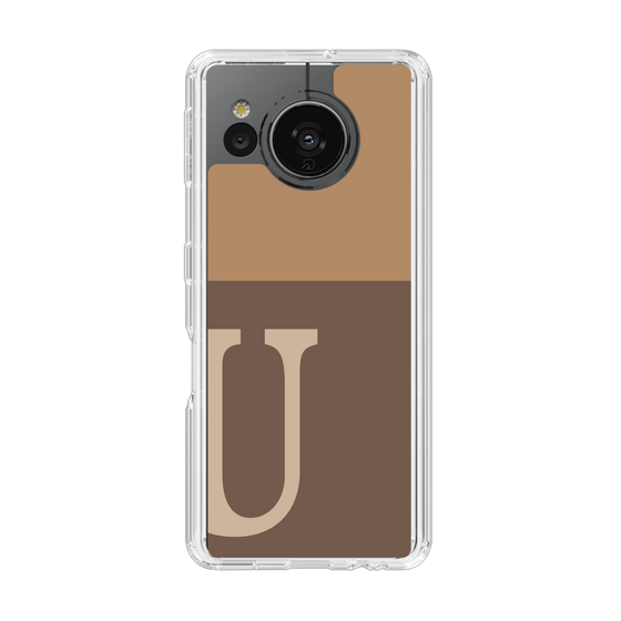 Slim Protection Case［ Original - initial two tone - U brown ］
