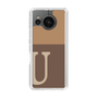 Slim Protection Case［ Original - initial two tone - U brown ］