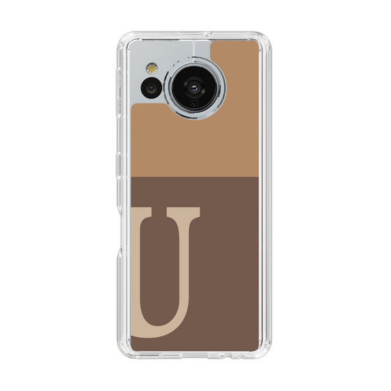 Slim Protection Case［ Original - initial two tone - U brown ］
