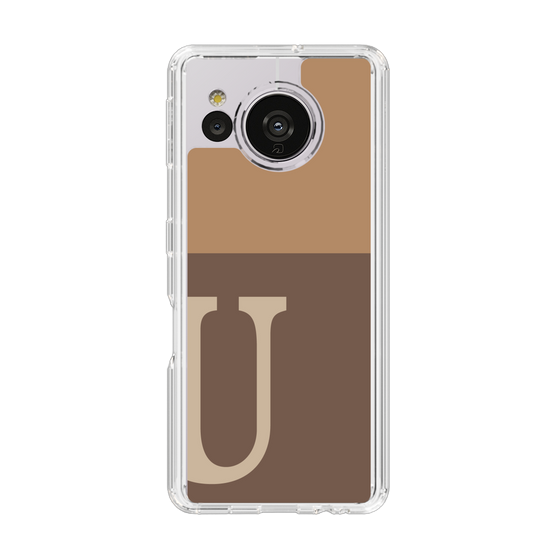 Slim Protection Case［ Original - initial two tone - U brown ］