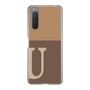 Slim Protection Case［ Original - initial two tone - U brown ］