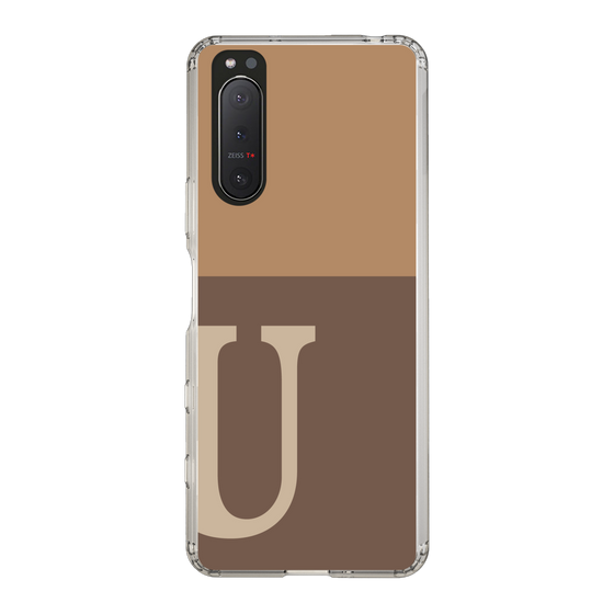 Slim Protection Case［ Original - initial two tone - U brown ］