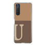 Slim Protection Case［ Original - initial two tone - U brown ］