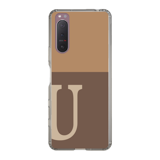 Slim Protection Case［ Original - initial two tone - U brown ］