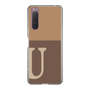 Slim Protection Case［ Original - initial two tone - U brown ］