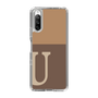 Slim Protection Case［ Original - initial two tone - U brown ］