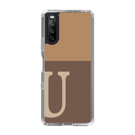 Slim Protection Case［ Original - initial two tone - U brown ］