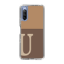 Slim Protection Case［ Original - initial two tone - U brown ］