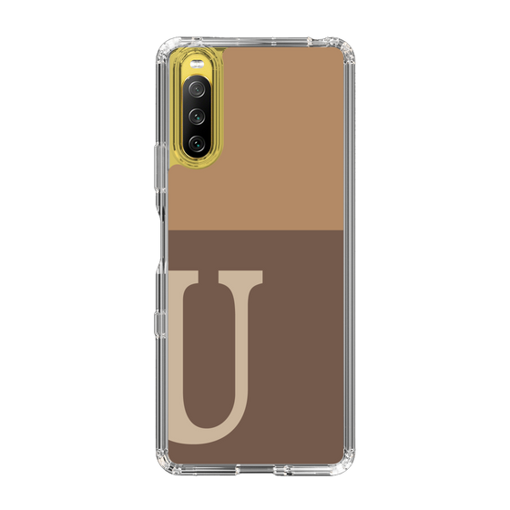 Slim Protection Case［ Original - initial two tone - U brown ］