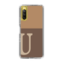 Slim Protection Case［ Original - initial two tone - U brown ］
