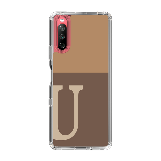 Slim Protection Case［ Original - initial two tone - U brown ］