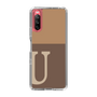 Slim Protection Case［ Original - initial two tone - U brown ］