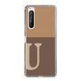 Slim Protection Case［ Original - initial two tone - U brown ］