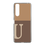 Slim Protection Case［ Original - initial two tone - U brown ］