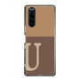 Slim Protection Case［ Original - initial two tone - U brown ］