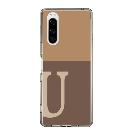 Slim Protection Case［ Original - initial two tone - U brown ］