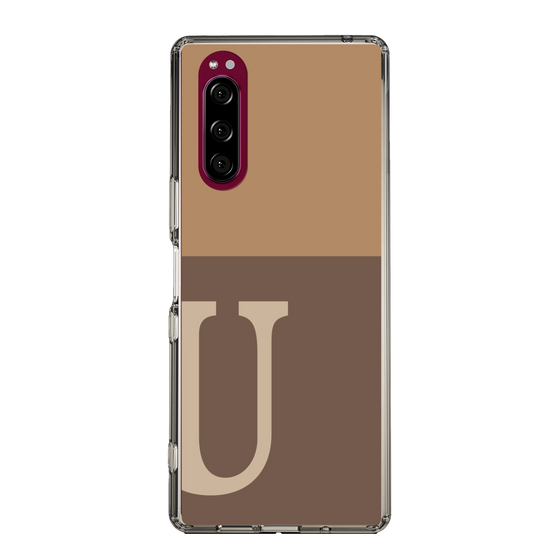 Slim Protection Case［ Original - initial two tone - U brown ］