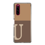 Slim Protection Case［ Original - initial two tone - U brown ］