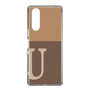Slim Protection Case［ Original - initial two tone - U brown ］