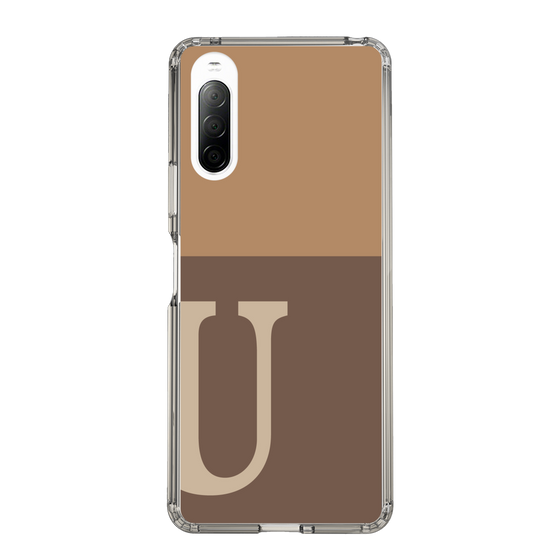 Slim Protection Case［ Original - initial two tone - U brown ］