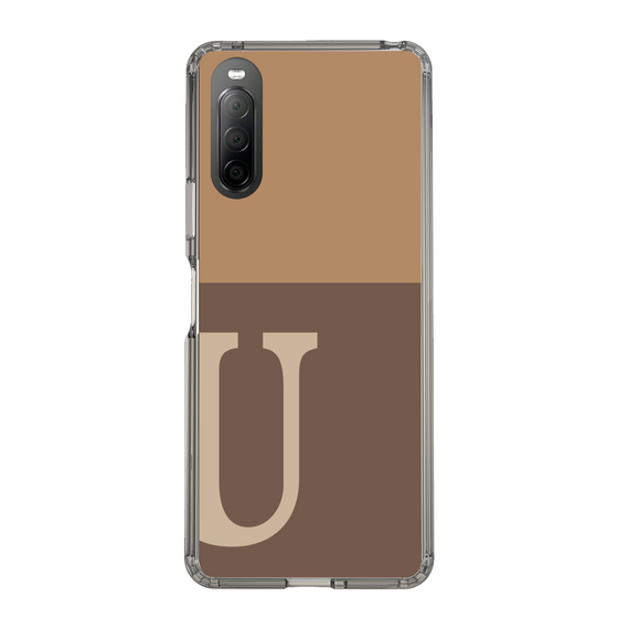 Slim Protection Case［ Original - initial two tone - U brown ］