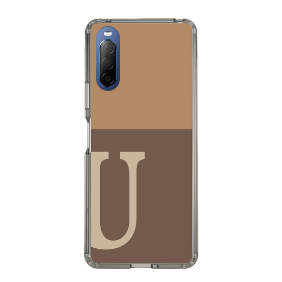 Slim Protection Case［ Original - initial two tone - U brown ］