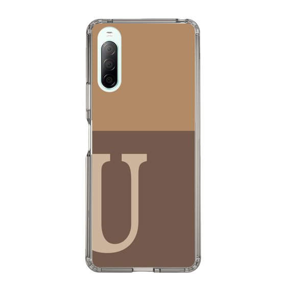 Slim Protection Case［ Original - initial two tone - U brown ］