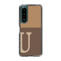 Slim Protection Case［ Original - initial two tone - U brown ］