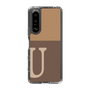 Slim Protection Case［ Original - initial two tone - U brown ］