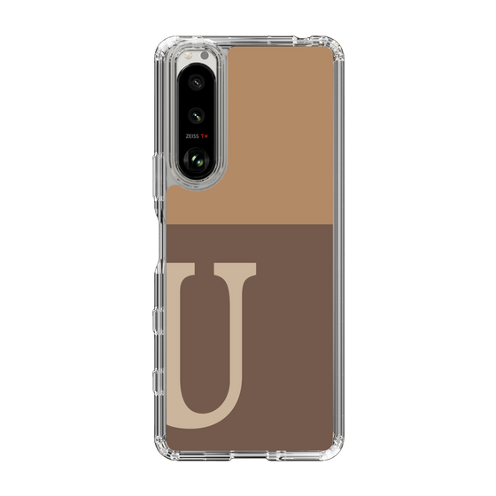 Slim Protection Case［ Original - initial two tone - U brown ］