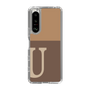 Slim Protection Case［ Original - initial two tone - U brown ］