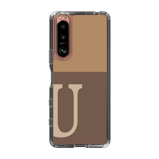 Slim Protection Case［ Original - initial two tone - U brown ］