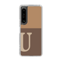 Slim Protection Case［ Original - initial two tone - U brown ］