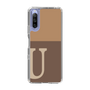 Slim Protection Case［ Original - initial two tone - U brown ］