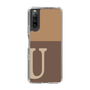 Slim Protection Case［ Original - initial two tone - U brown ］