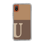 Slim Protection Case［ Original - initial two tone - U brown ］