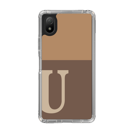Slim Protection Case［ Original - initial two tone - U brown ］