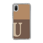 Slim Protection Case［ Original - initial two tone - U brown ］
