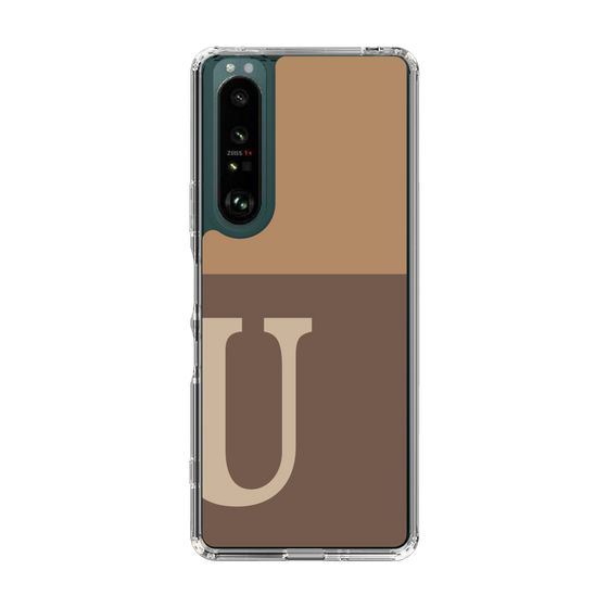 Slim Protection Case［ Original - initial two tone - U brown ］