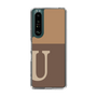Slim Protection Case［ Original - initial two tone - U brown ］