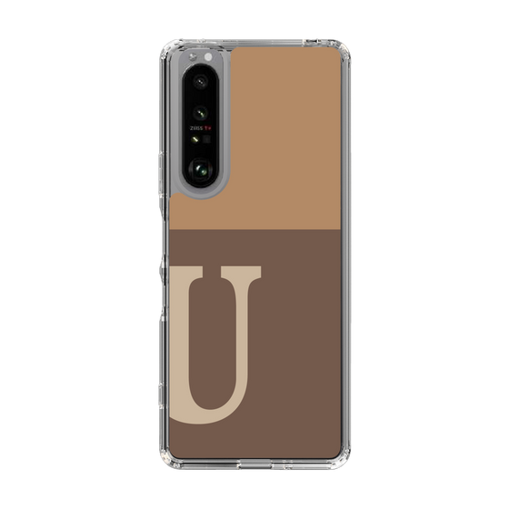 Slim Protection Case［ Original - initial two tone - U brown ］