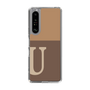 Slim Protection Case［ Original - initial two tone - U brown ］