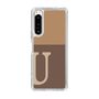 Slim Protection Case［ Original - initial two tone - U brown ］