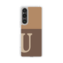 Slim Protection Case［ Original - initial two tone - U brown ］