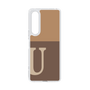 Slim Protection Case［ Original - initial two tone - U brown ］