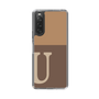 Slim Protection Case［ Original - initial two tone - U brown ］