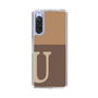 Slim Protection Case［ Original - initial two tone - U brown ］