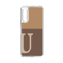 Slim Protection Case［ Original - initial two tone - U brown ］